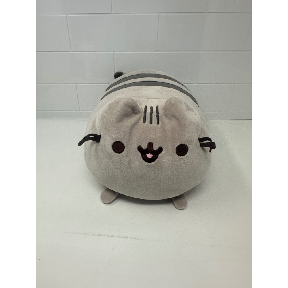 Pusheen the Cat Grey Log Plush Stuffed Animal 15 Inch Bolster Toy